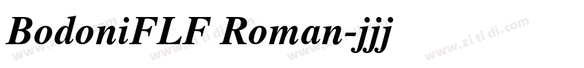 BodoniFLF Roman字体转换